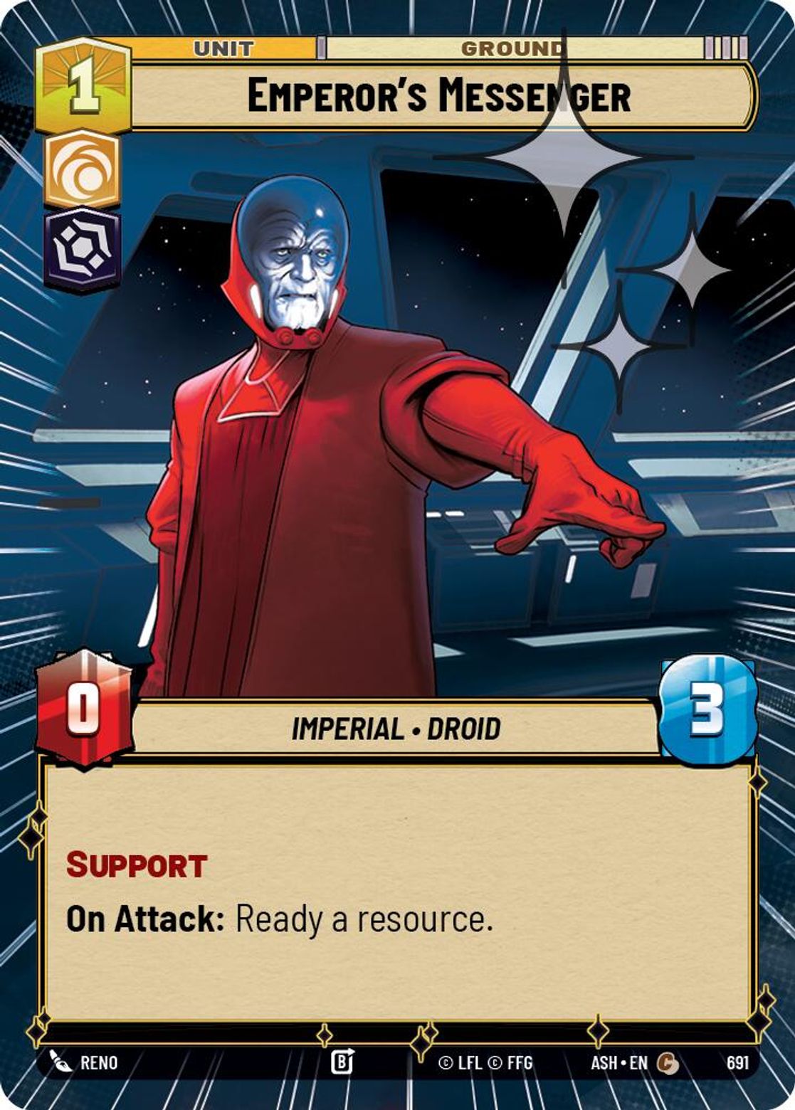 Emperor's Messenger #691/264 from Ashes of the Empire