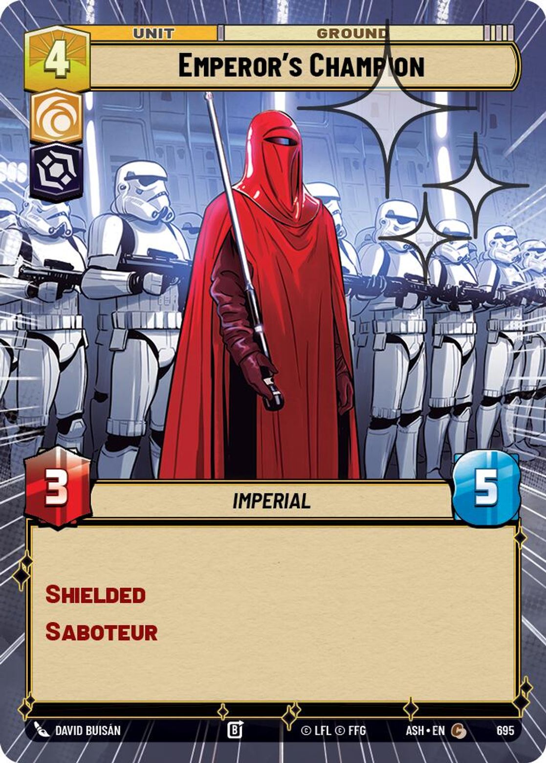 Emperor's Champion #695/264 from Ashes of the Empire