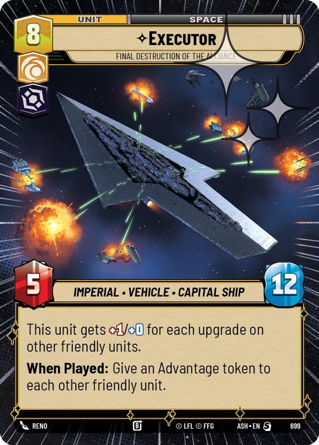 Executor — Final Destruction of the Alliance #699/264 from Ashes of the Empire
