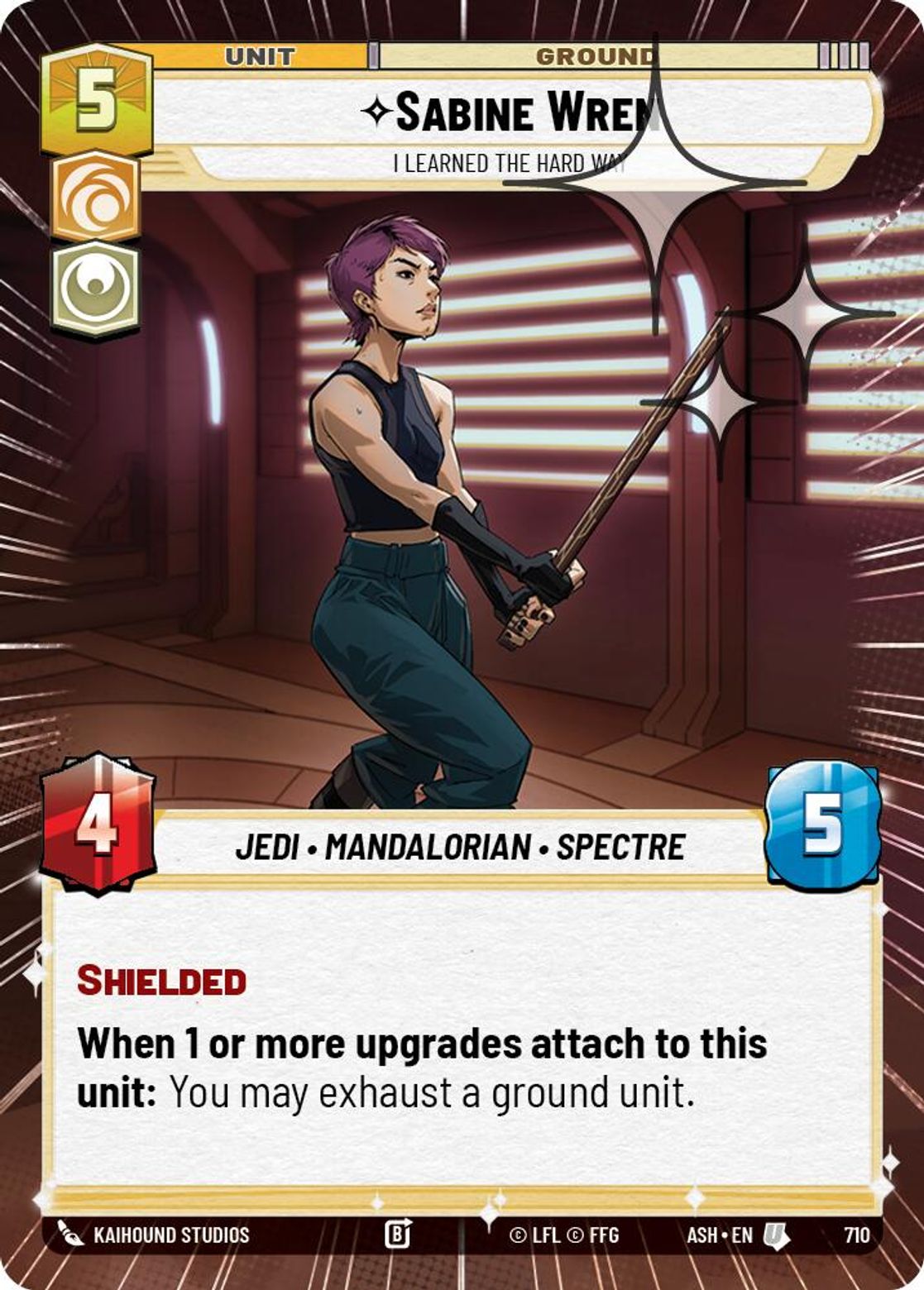 Sabine Wren — I Learned the Hard Way #710/264 from Ashes of the Empire