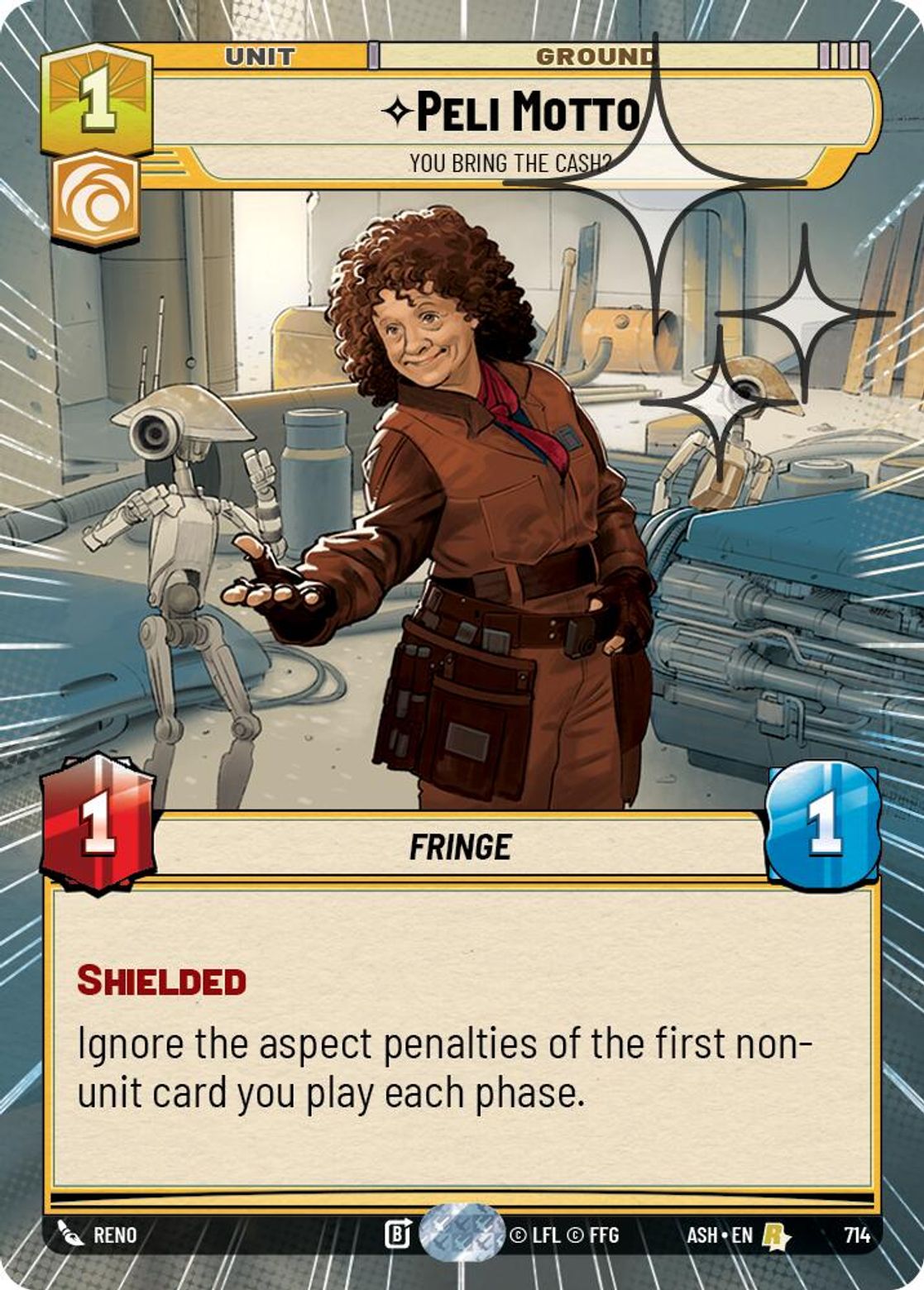 Peli Motto — You Bring the Cash? #714/264 from Ashes of the Empire