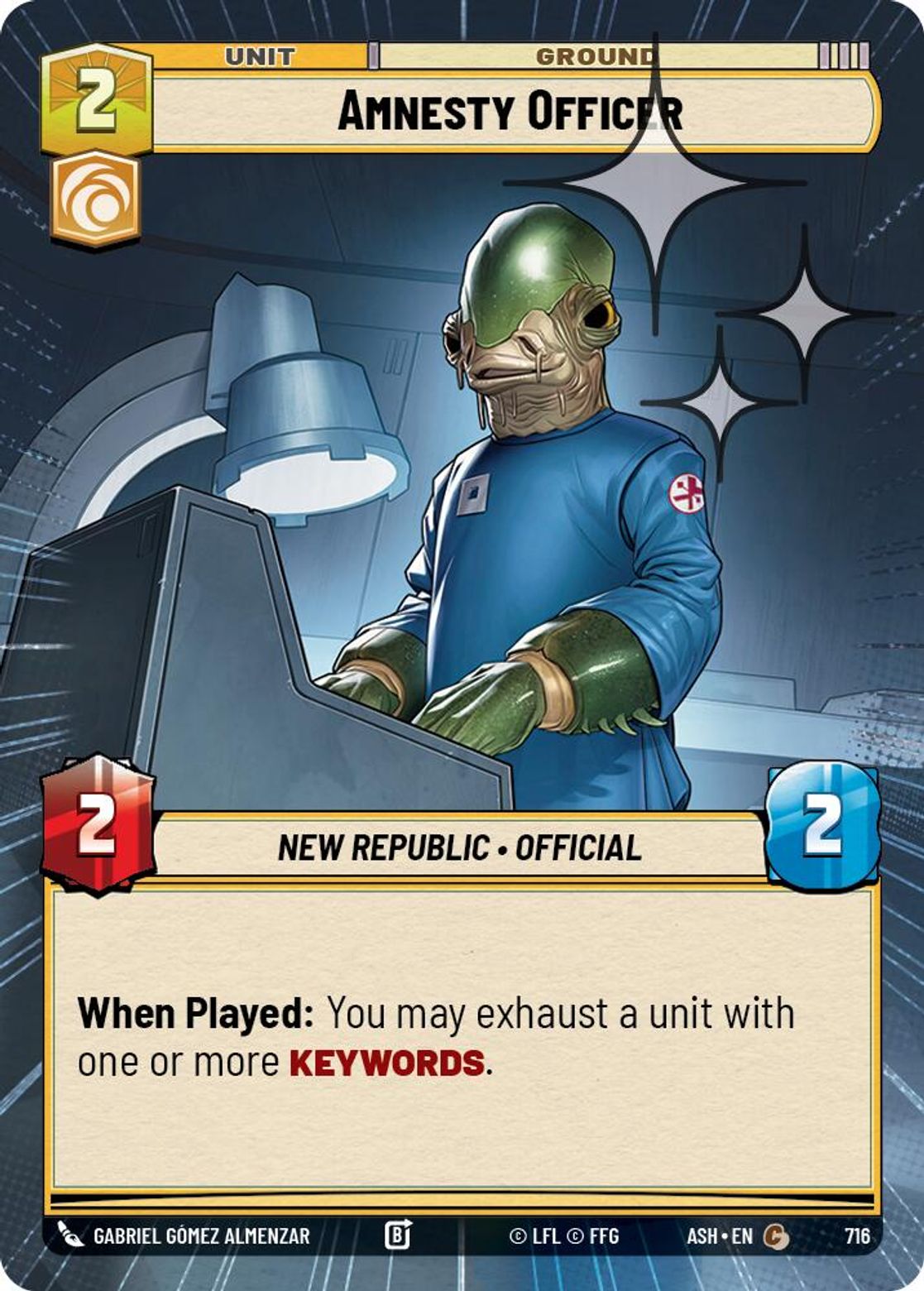 Amnesty Officer #716/264 from Ashes of the Empire
