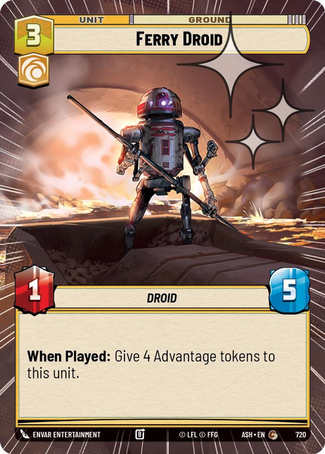 Ferry Droid #720/264 from Ashes of the Empire