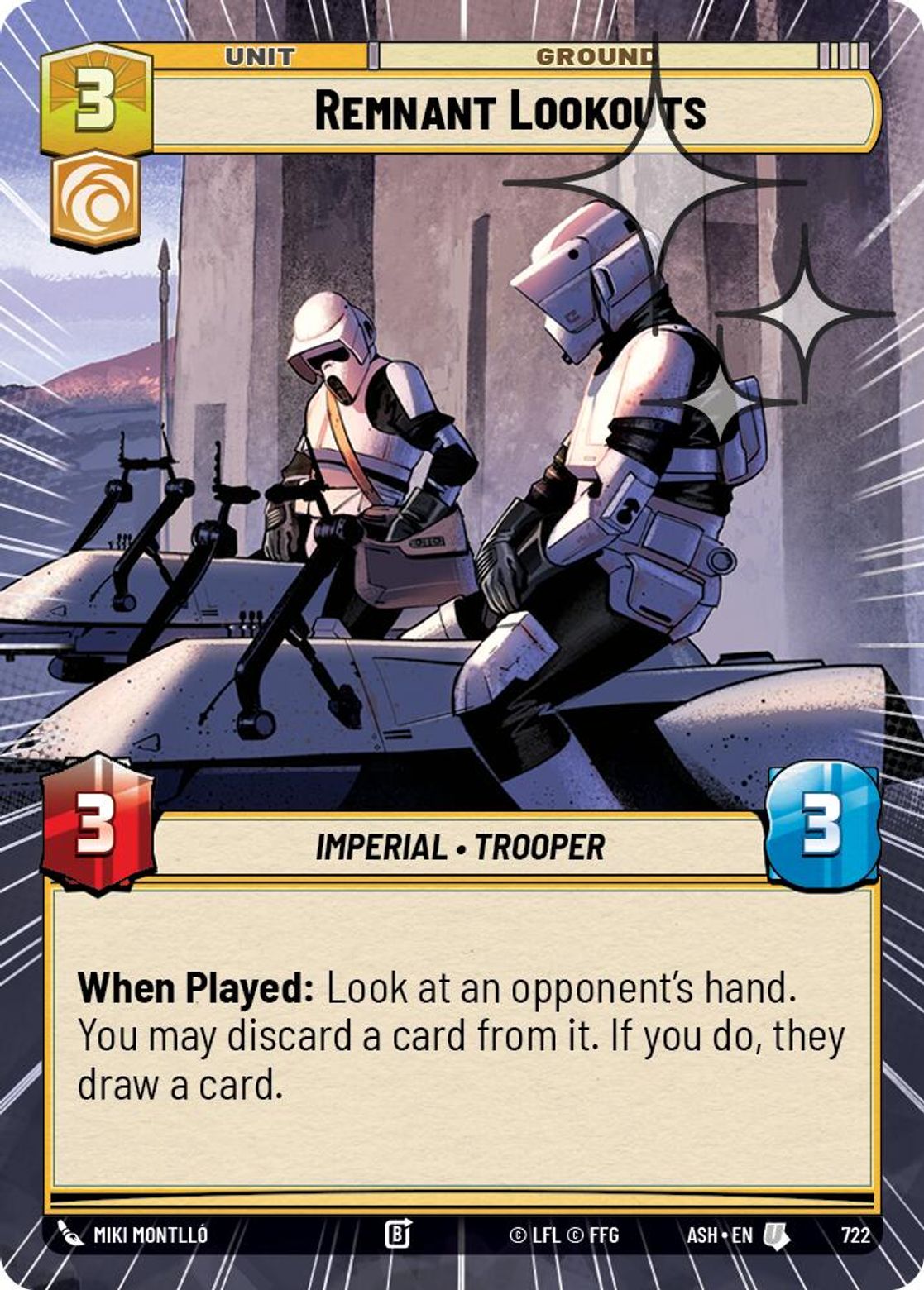 Remnant Lookouts #722/264 from Ashes of the Empire
