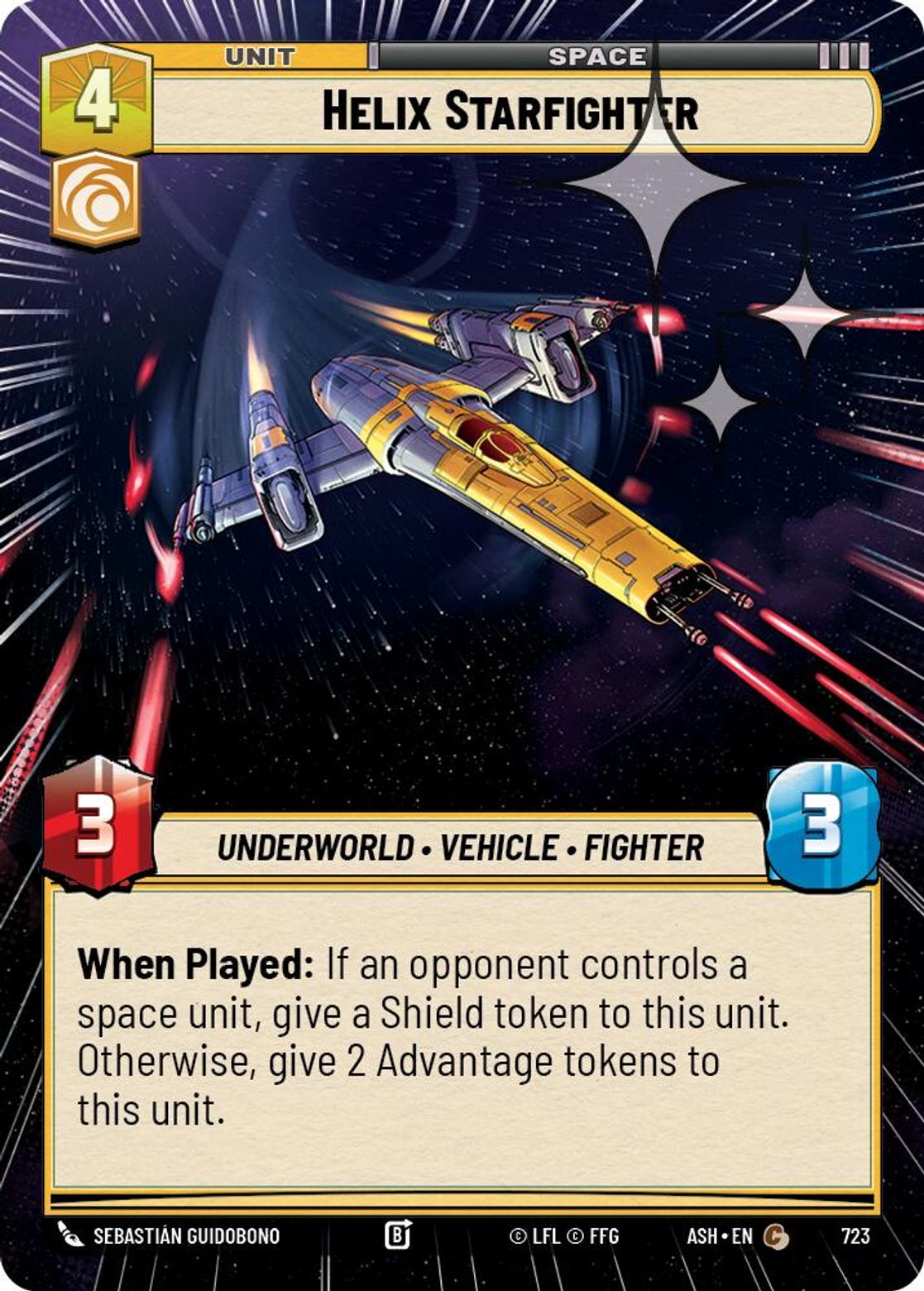 Helix Starfighter #723/264 from Ashes of the Empire