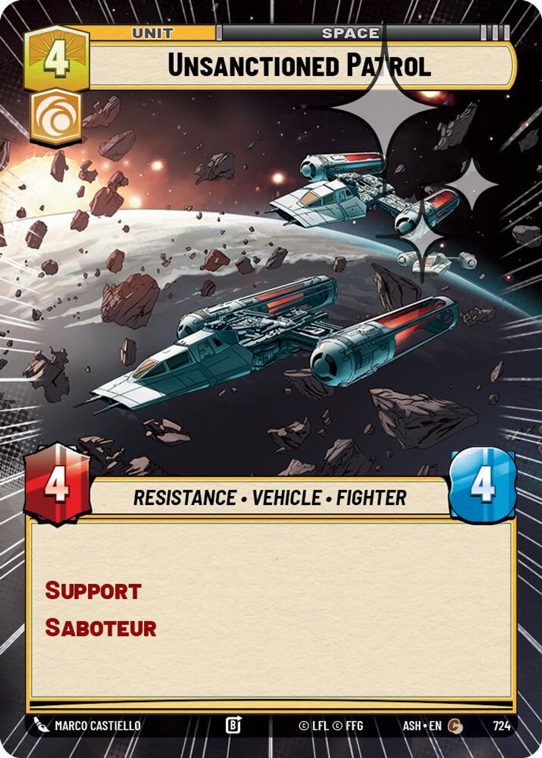Unsanctioned Patrol #724/264 from Ashes of the Empire