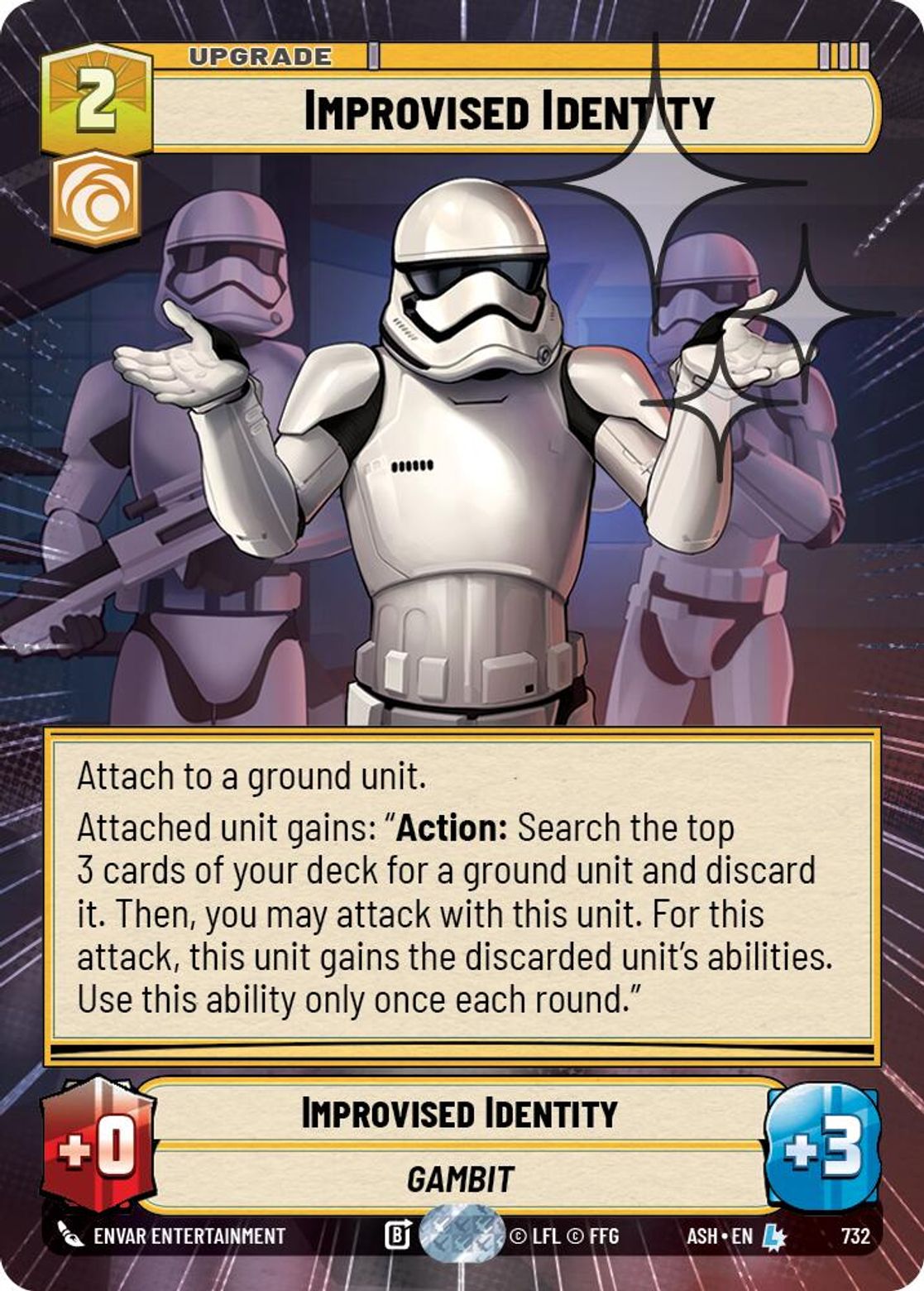 Improvised Identity #732/264 from Ashes of the Empire