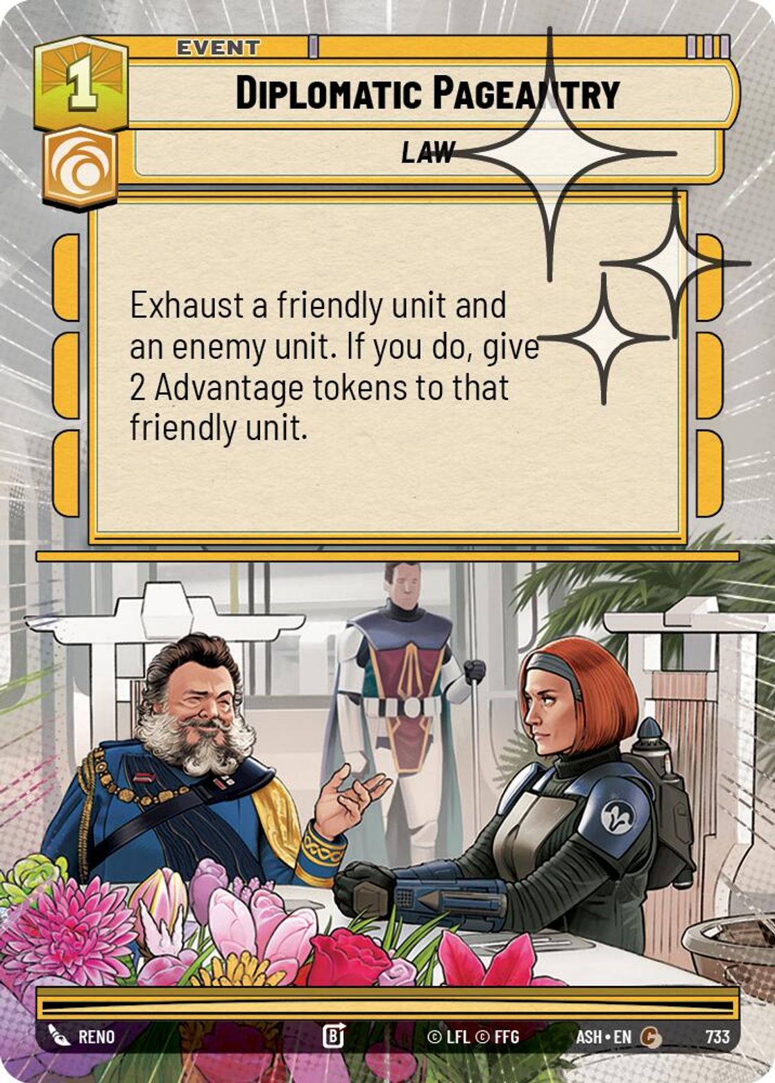 Diplomatic Pageantry #733/264 from Ashes of the Empire