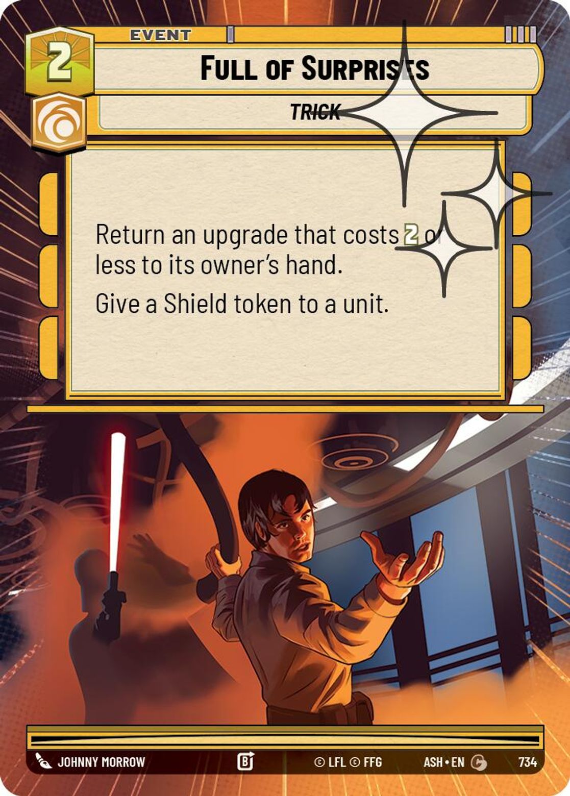 Full of Surprises #734/264 from Ashes of the Empire