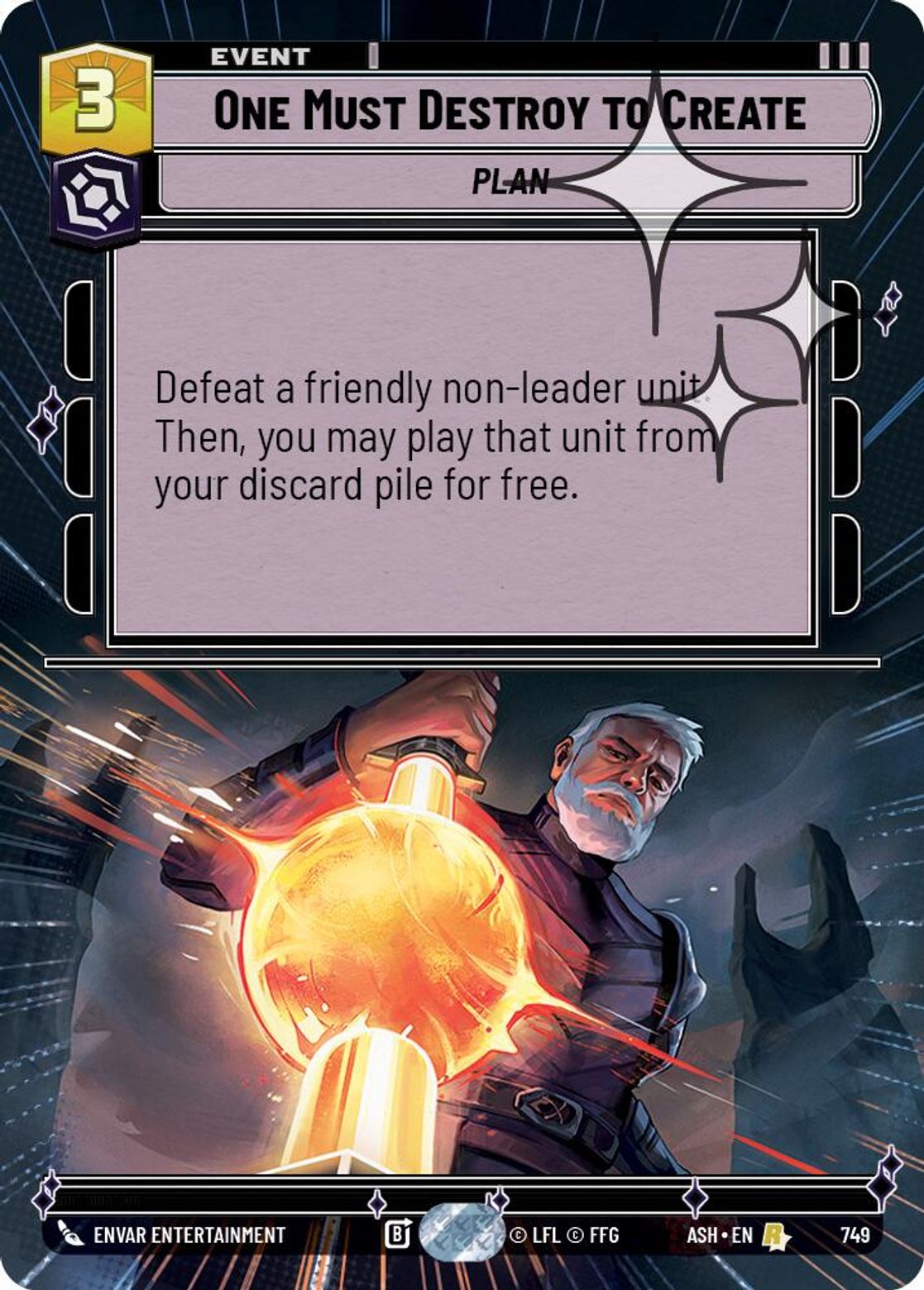 One Must Destroy to Create #749/264 from Ashes of the Empire