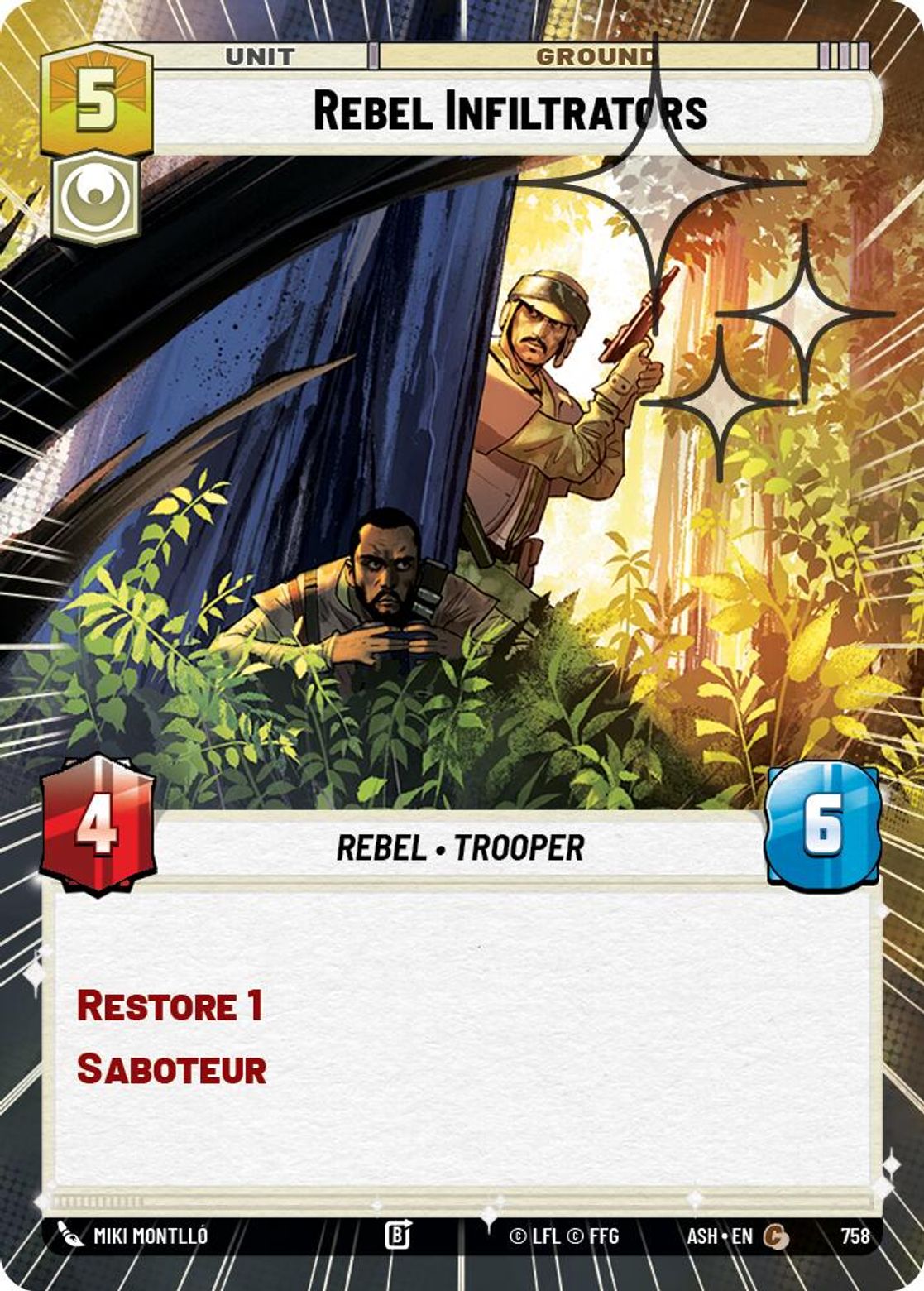 Rebel Infiltrators #758/264 from Ashes of the Empire
