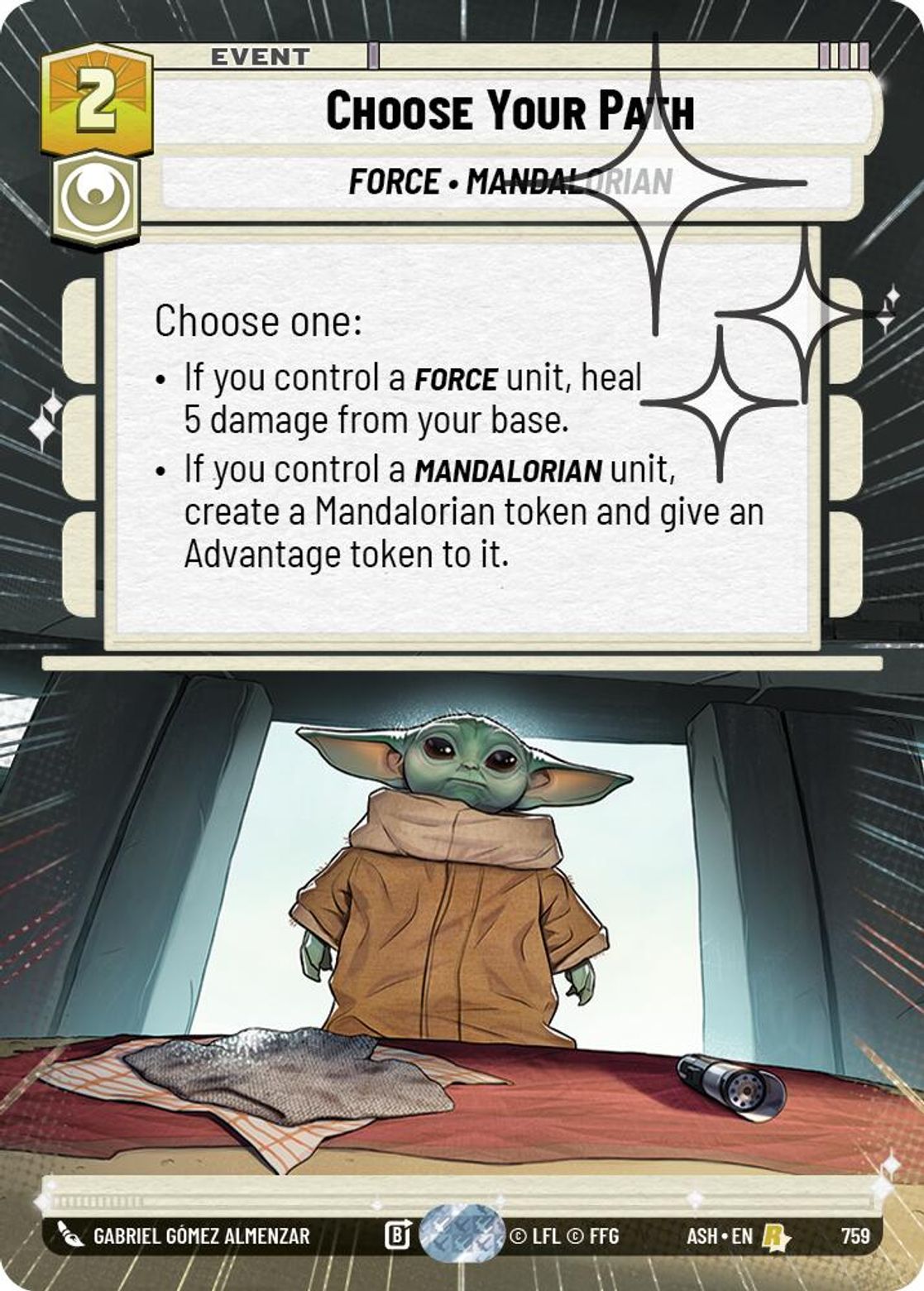 Choose Your Path #759/264 from Ashes of the Empire