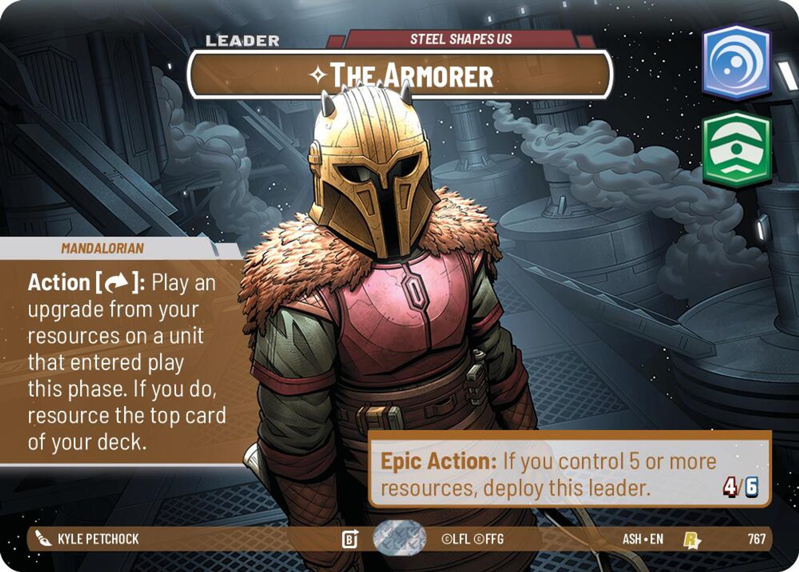 The Armorer — Steel Shapes Us #767/264 from Ashes of the Empire