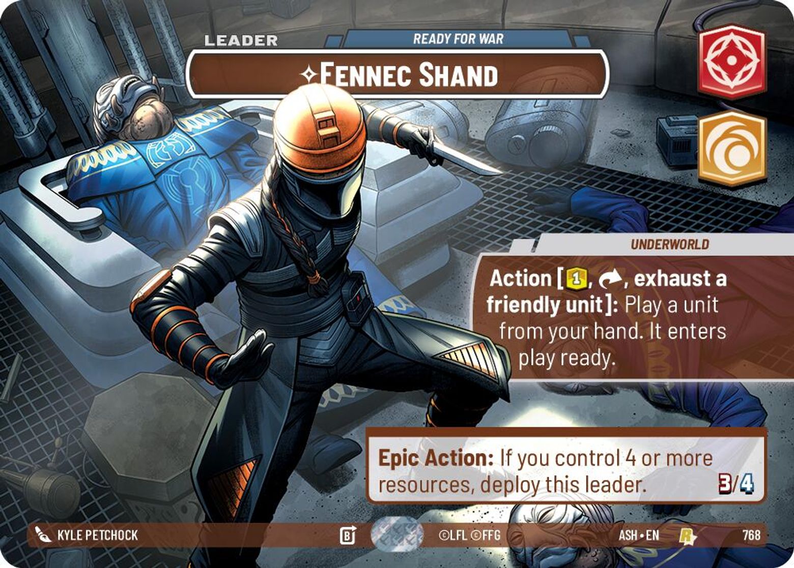 Fennec Shand — Ready for War #768/264 from Ashes of the Empire