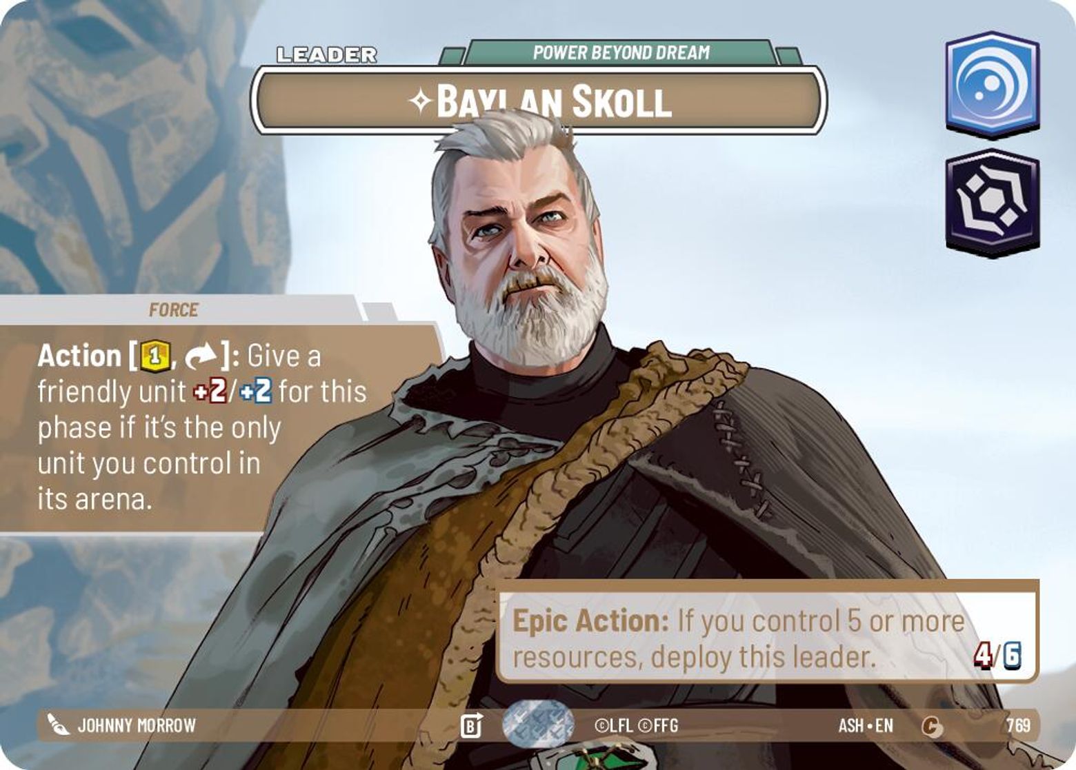 Baylan Skoll — Power Beyond Dream #769/264 from Ashes of the Empire