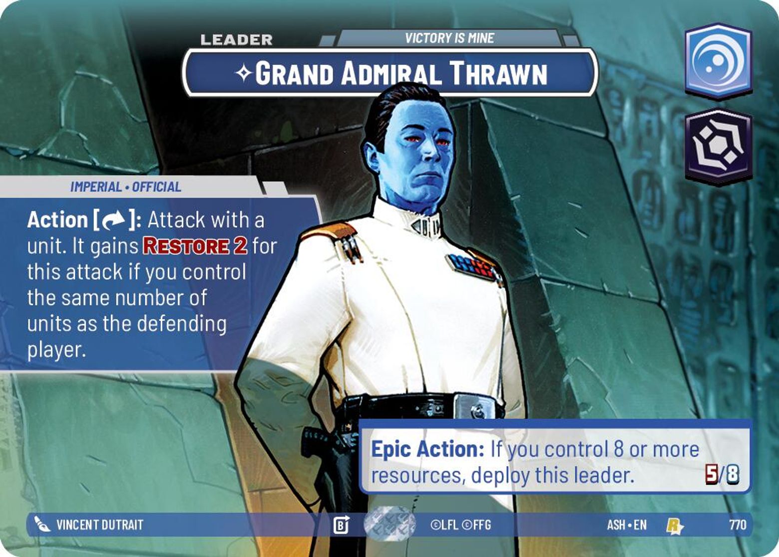 Grand Admiral Thrawn — Victory is Mine #770/264 from Ashes of the Empire