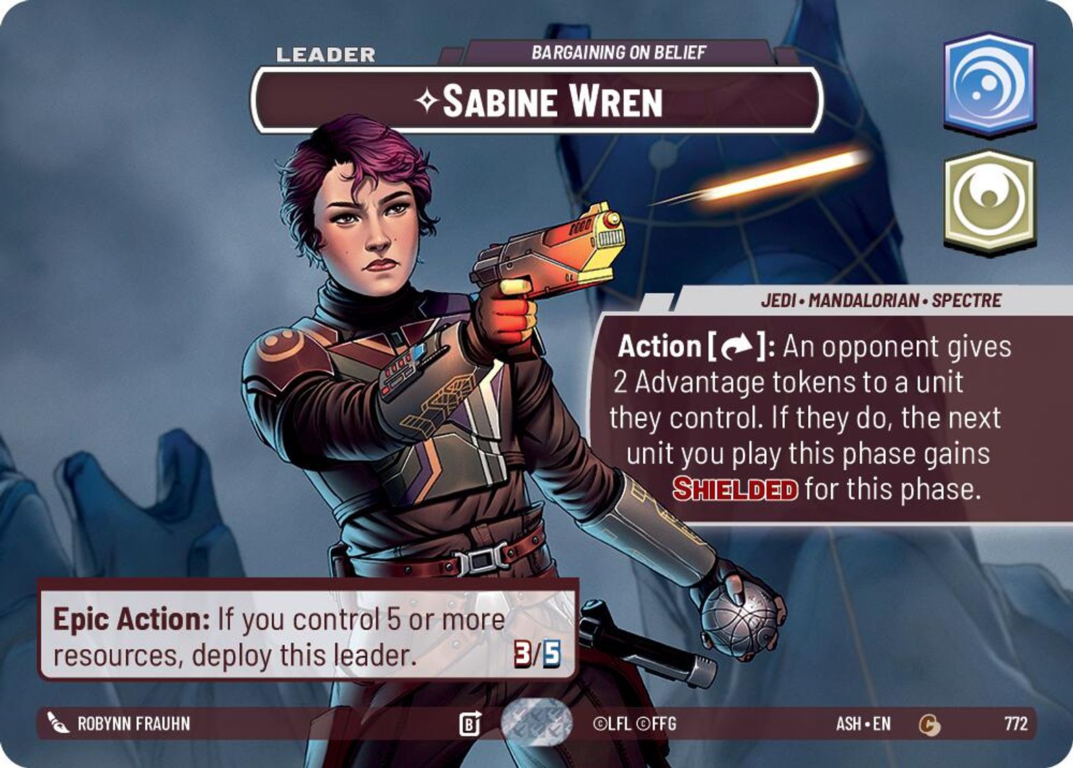 Sabine Wren — Bargaining on Belief #772/264 from Ashes of the Empire