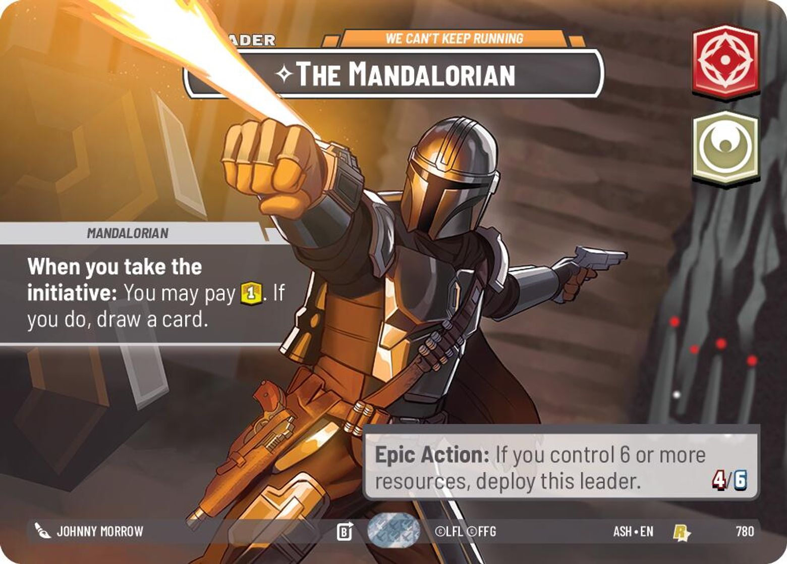 The Mandalorian — We Can't Keep Running #780/264 from Ashes of the Empire