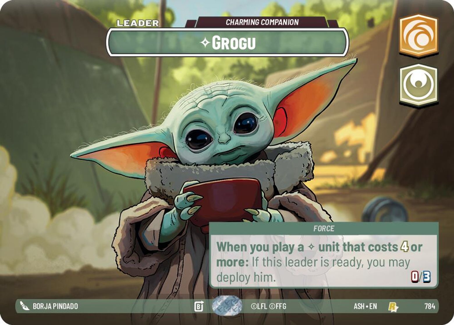Grogu — Charming Companion #784/264 from Ashes of the Empire
