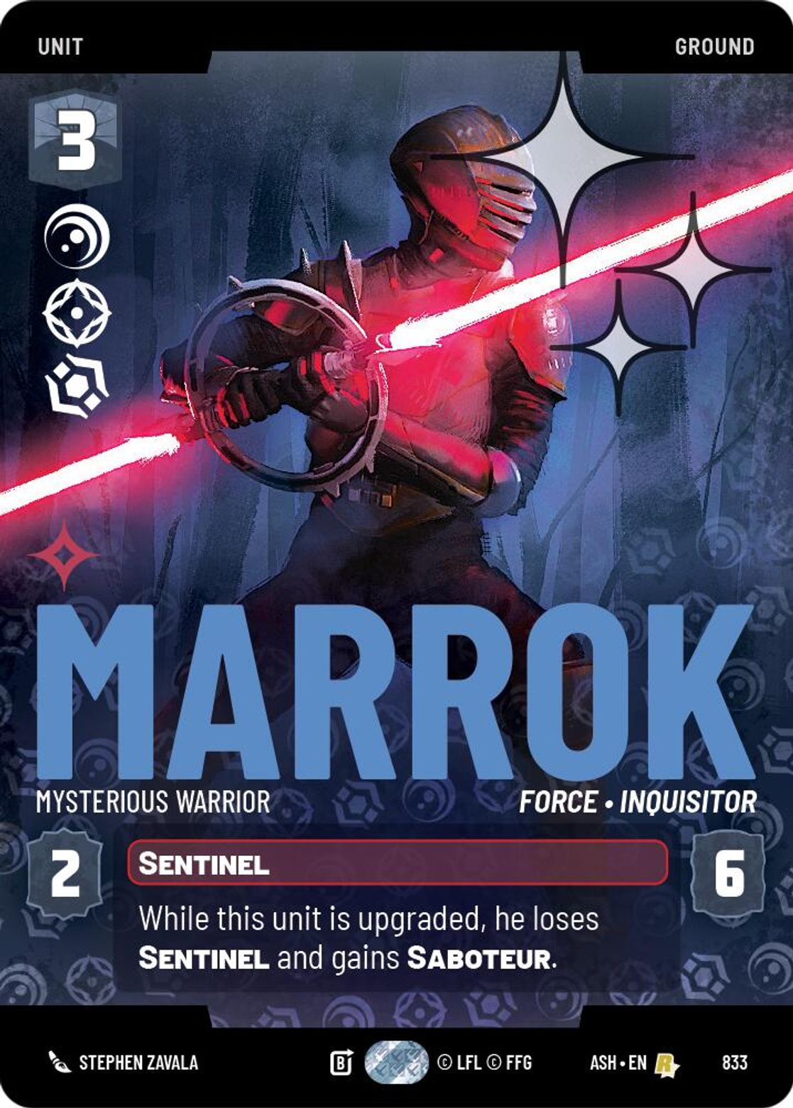 Marrok — Mysterious Warrior #833/264 from Ashes of the Empire