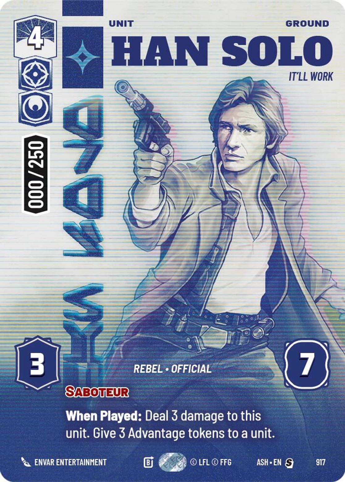 Han Solo — It'll Work #917/264 from Ashes of the Empire