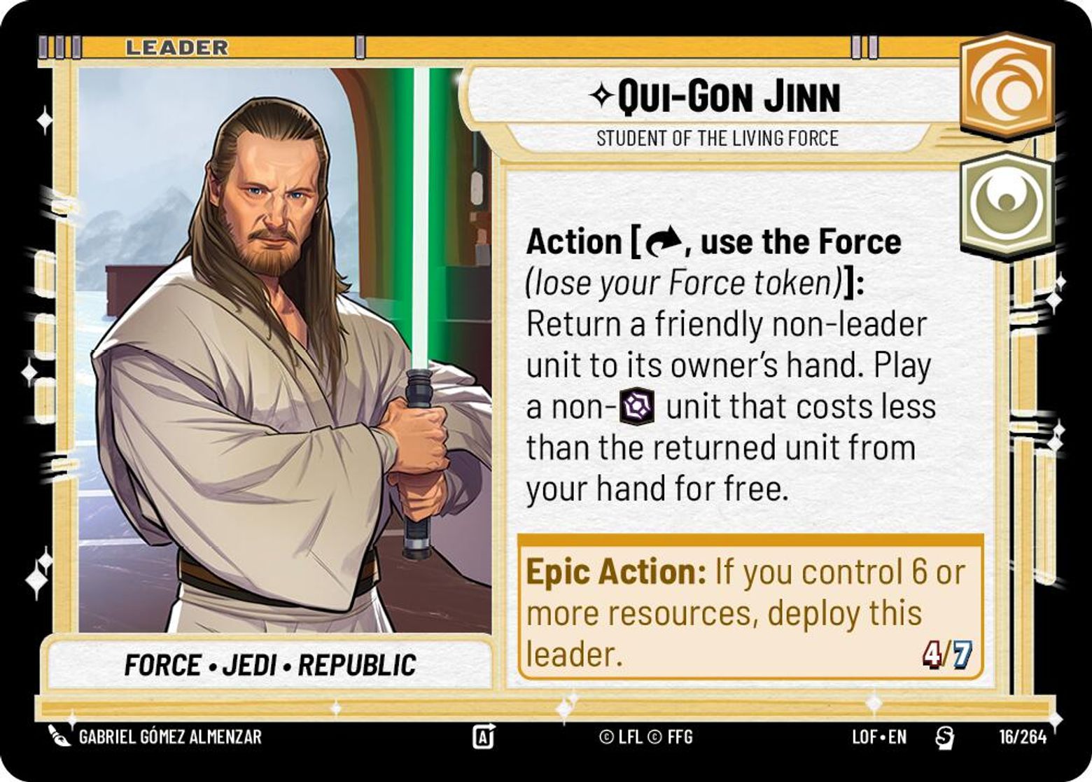 Qui-Gon Jinn — Student of the Living Force #1/3 from 2025 Gift Box