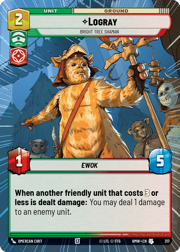 Logray — Bright Tree Shaman #317/272 from Homeworlds