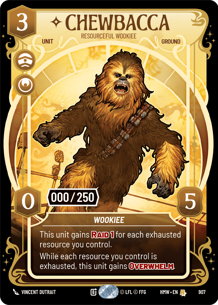 Chewbacca — Resourceful Wookiee #907/272 from Homeworlds