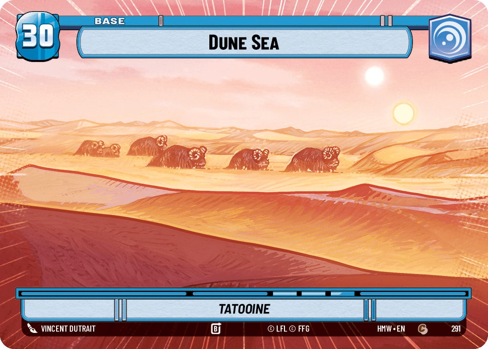 Dune Sea — Tatooine #291/272 from Homeworlds