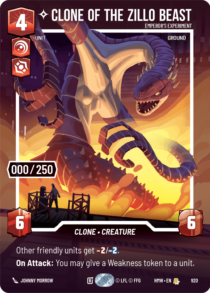 Clone of the Zillo Beast — Emperor's Experiment #920/272 from Homeworlds