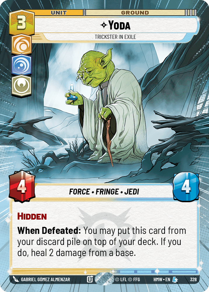 Yoda — Trickster in Exile #328/272 from Homeworlds
