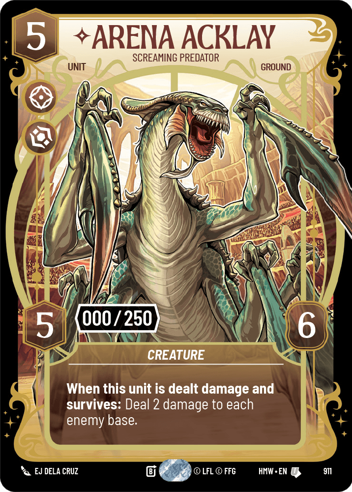 Arena Acklay — Screaming Predator #911/272 from Homeworlds