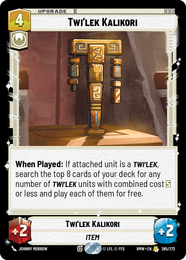 Twi'lek Kalikori #265/272 from Homeworlds