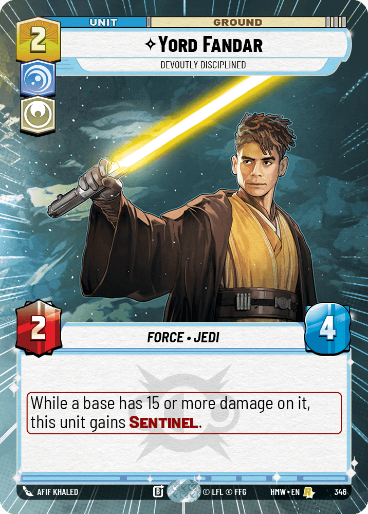Yord Fandar — Devoutly Disciplined #346/272 from Homeworlds