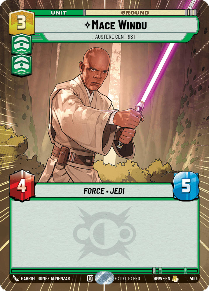 Mace Windu — Austere Centrist #400/272 from Homeworlds