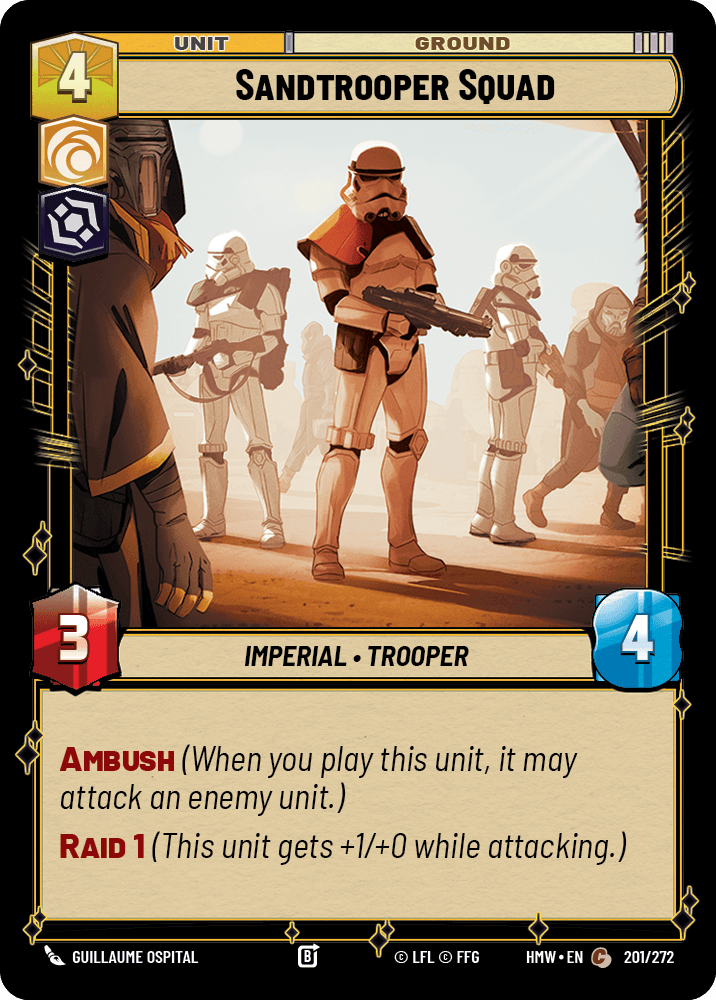 Sandtrooper Squad #201/272 from Homeworlds