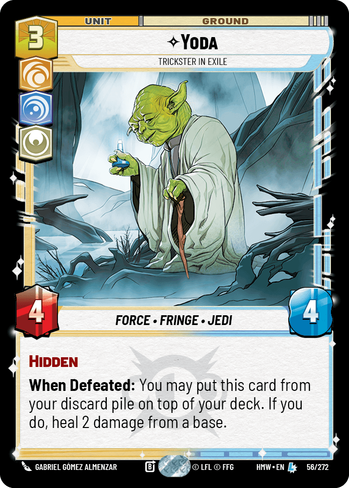 Yoda — Trickster in Exile #056/272 from Homeworlds