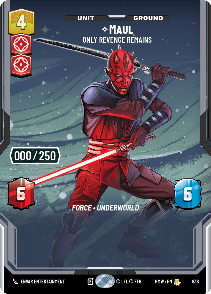 Maul — Only Revenge Remains #938/272 from Homeworlds