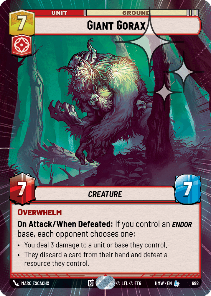 Giant Gorax #698/272 from Homeworlds