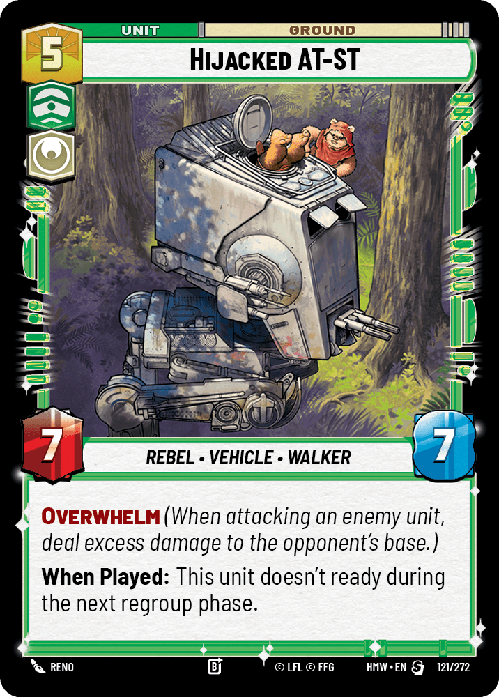 Hijacked AT-ST #121/272 from Homeworlds