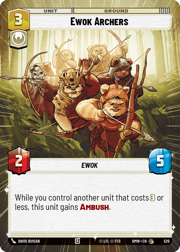 Ewok Archers #529/272 from Homeworlds