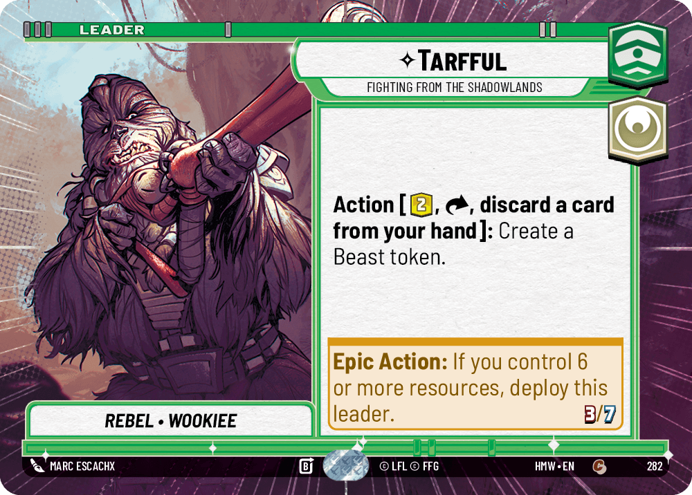 Tarfful — Fighting From the Shadowlands #282/272 from Homeworlds