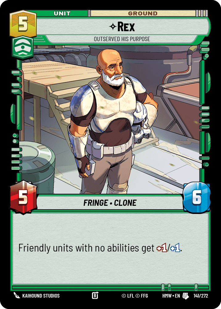 Rex — Outserved His Purpose #141/272 from Homeworlds