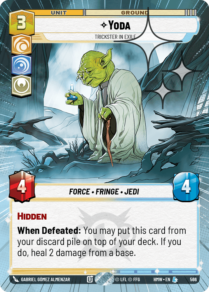Yoda — Trickster in Exile #566/272 from Homeworlds