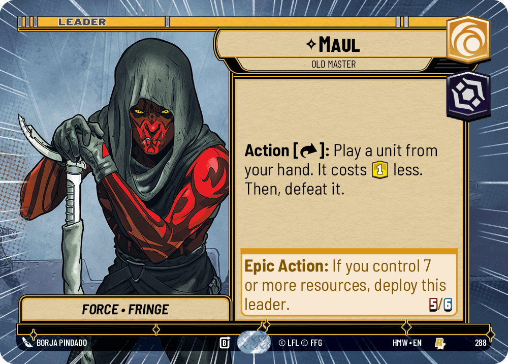 Maul — Old Master #288/272 from Homeworlds