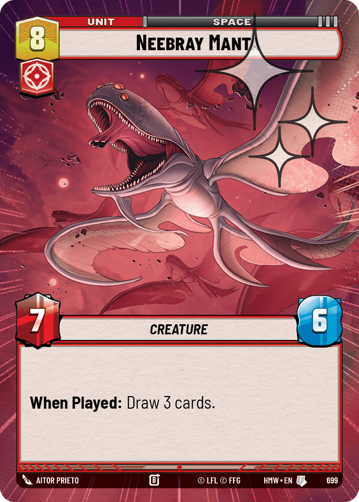 Neebray Manta #699/272 from Homeworlds