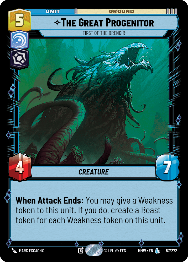 The Great Progenitor — First of the Drengir #067/272 from Homeworlds