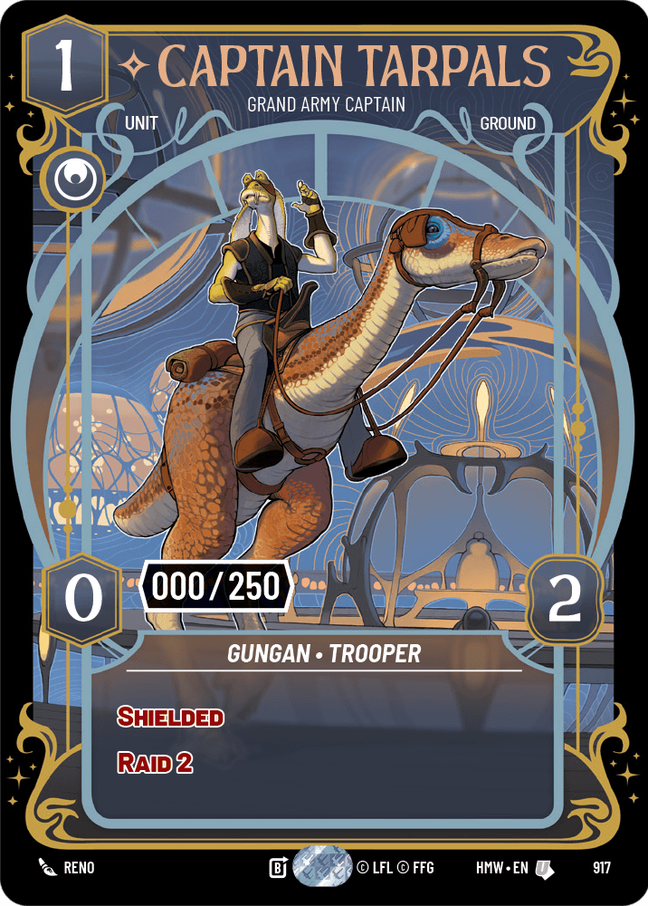 Captain Tarpals — Grand Army Captain #917/272 from Homeworlds