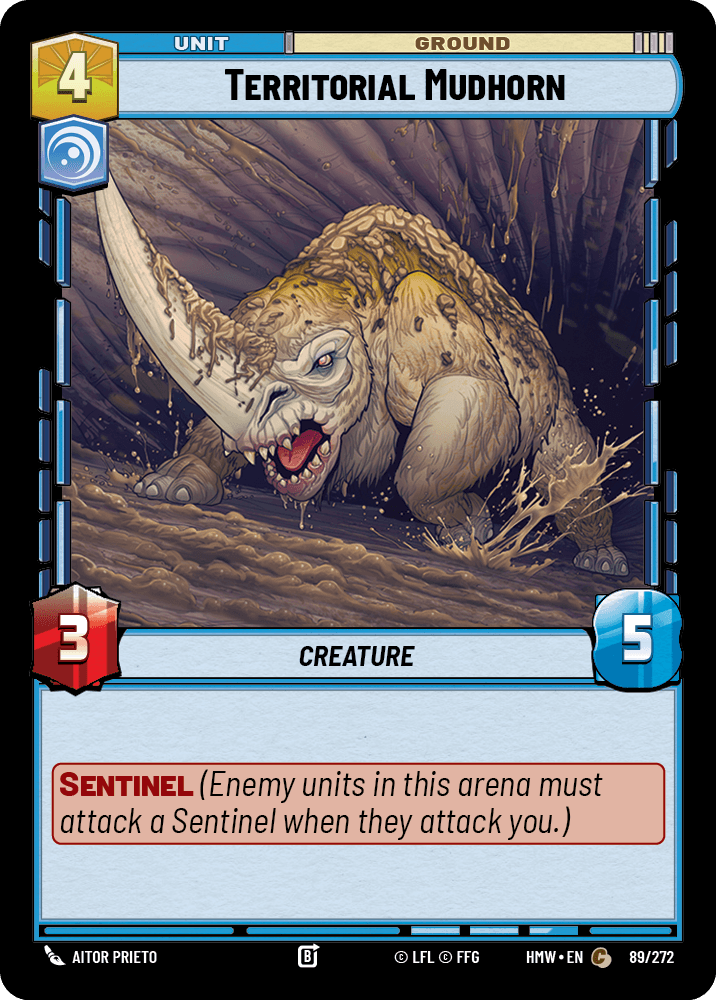 Territorial Mudhorn #089/272 from Homeworlds