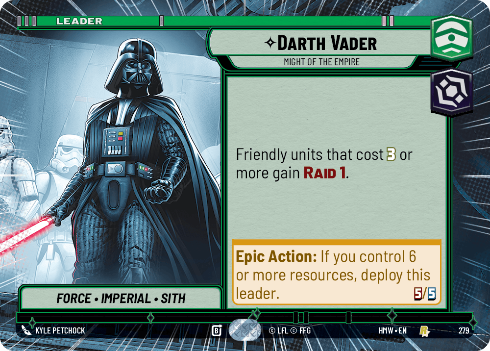 Darth Vader — Might of the Empire #279/272 from Homeworlds
